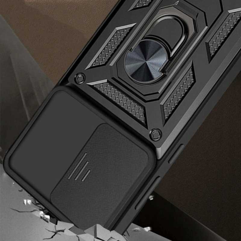 Spacecase Camring Poco X6 / Rm Note 13 Pro 5G Black