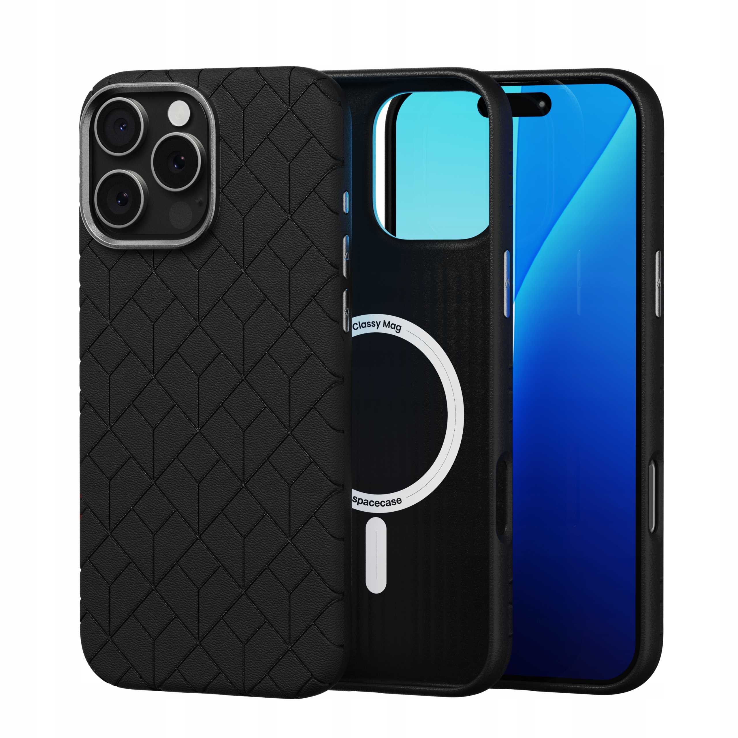 Spacecase Classy Mag iPhone 16 Pro Max black