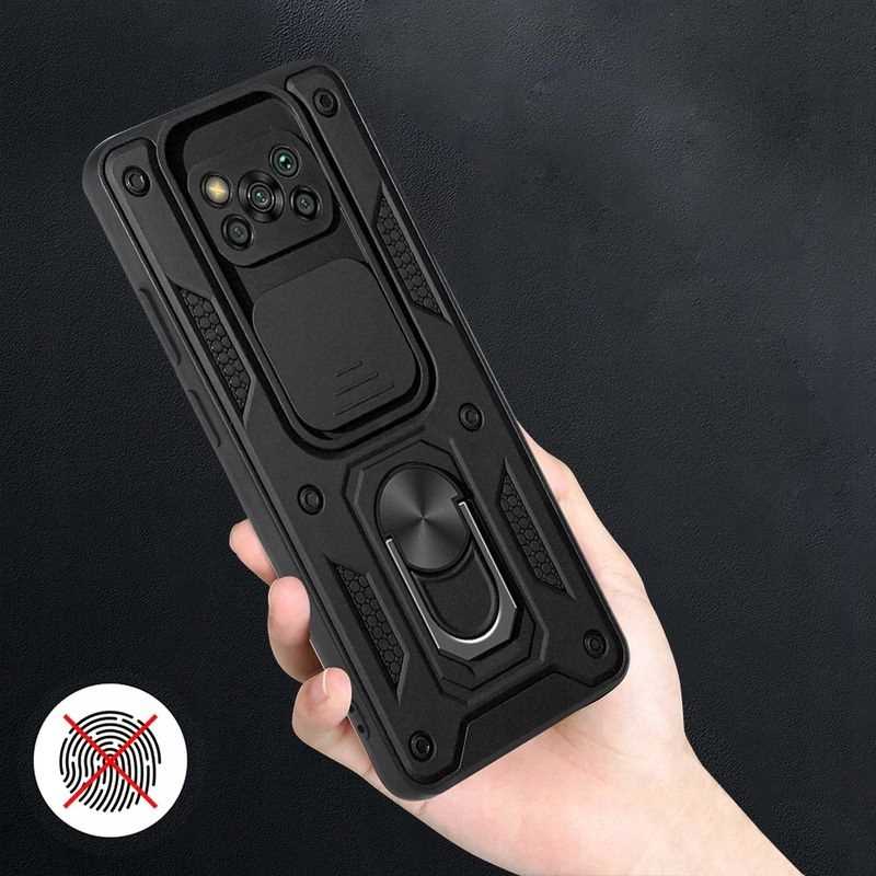 Spacecase Camring Poco X3 Pro black