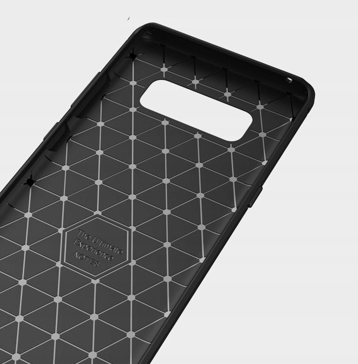 Spacecase Carbon Galaxy Note 8 czarny