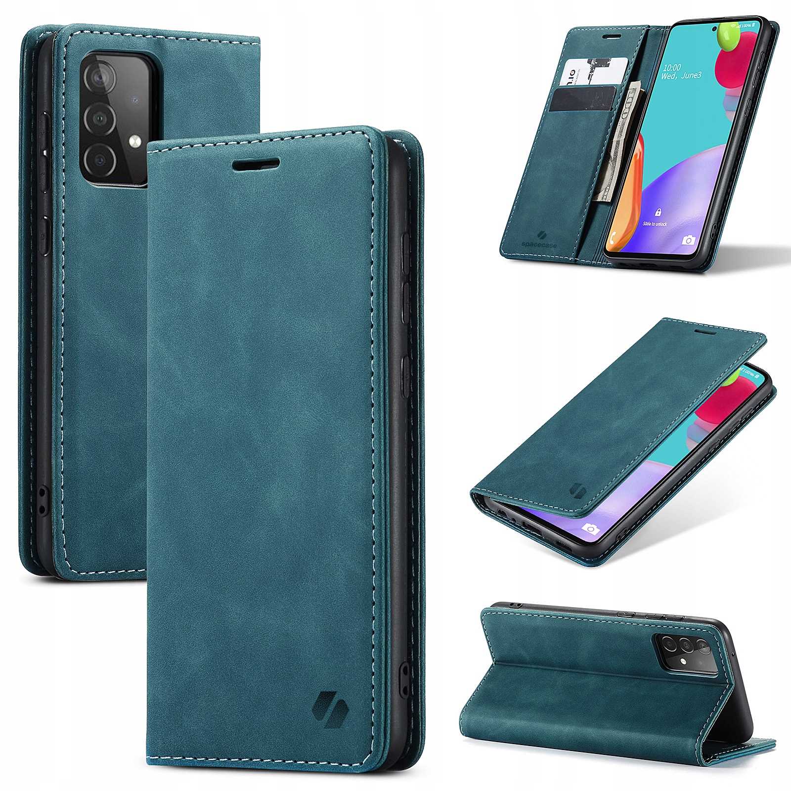 Spacecase Wallet Galaxy A52 5G blue