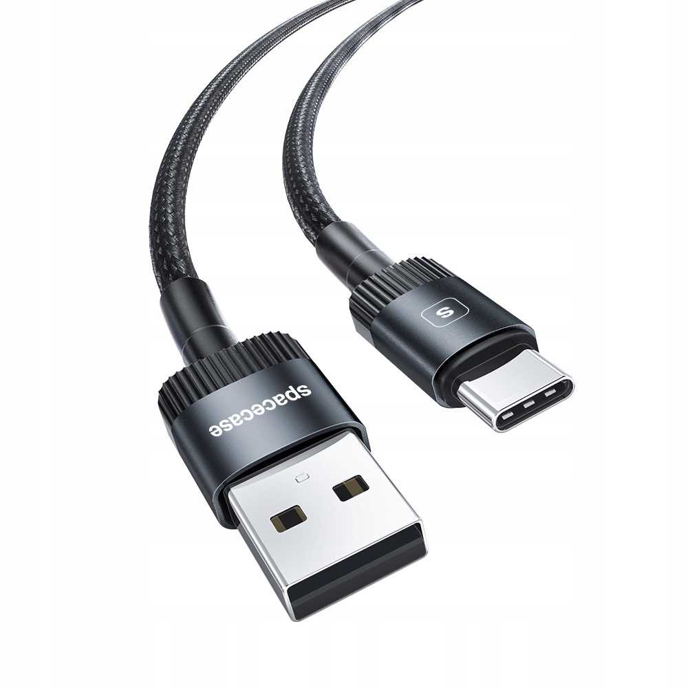 Spacecase Usb-C Cable 1M 3A Black