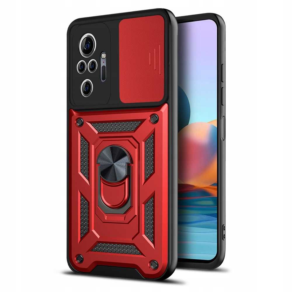 Spacecase Camring Redmi Note 10 Pro Red