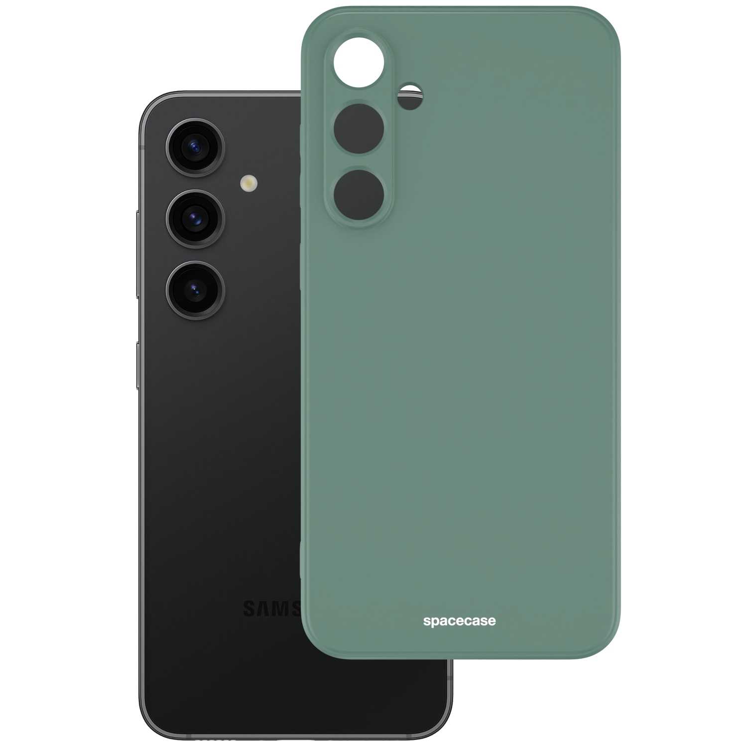 Spacecase Silicone Case Galaxy S23 Fe Dark Green