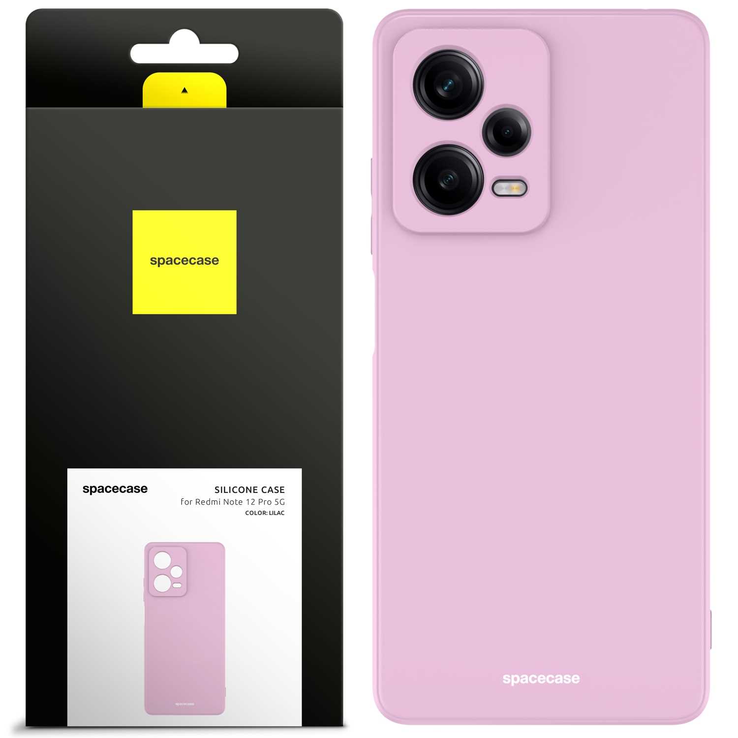 Spacecase Silicone Case Redmi Note 12 Pro 5G lilac