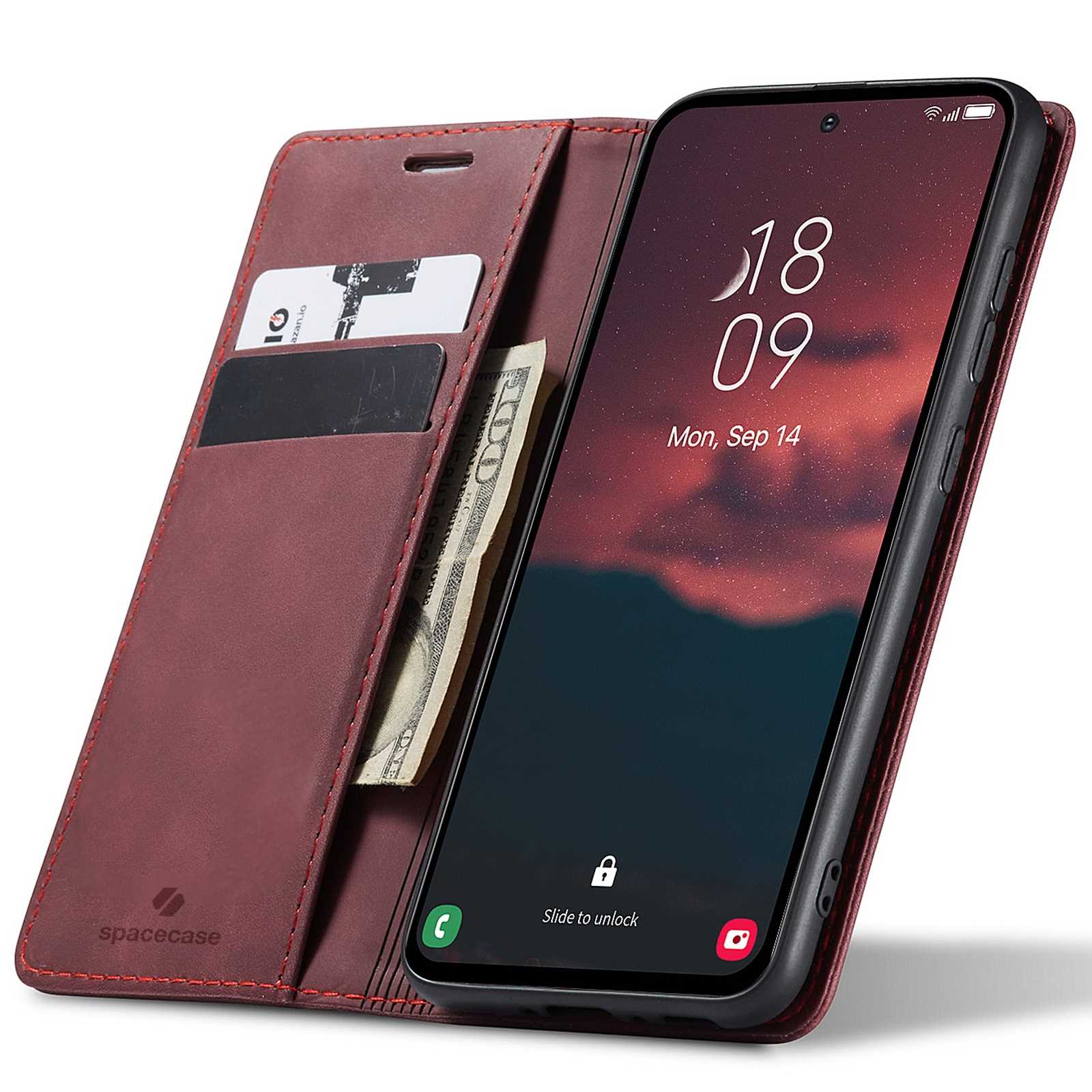 Spacecase Wallet Galaxy A54 5G Red