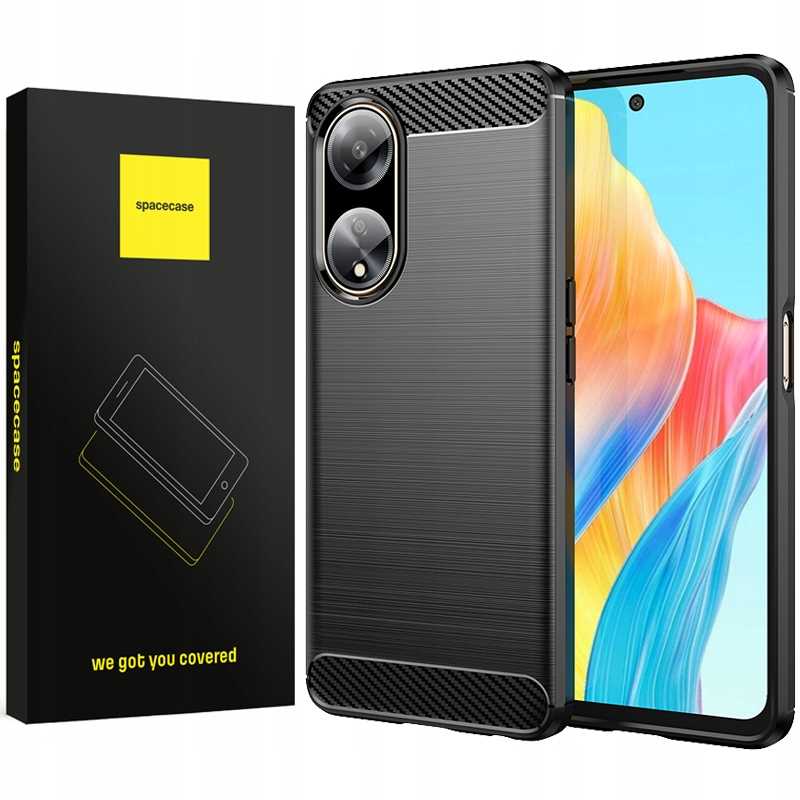 Spacecase Carbon Oppo A98 5G Black