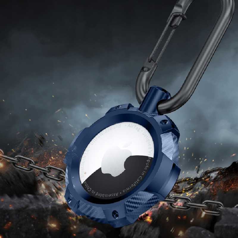 Spacecase Airtag Armor Granatowy