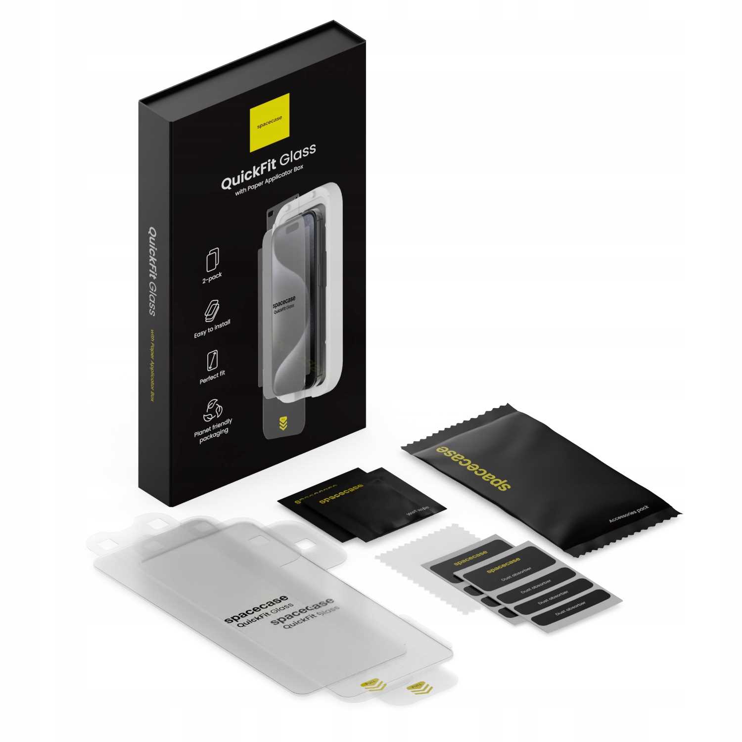 Spacecase QuickFit Glass Galaxy S24+/S25+