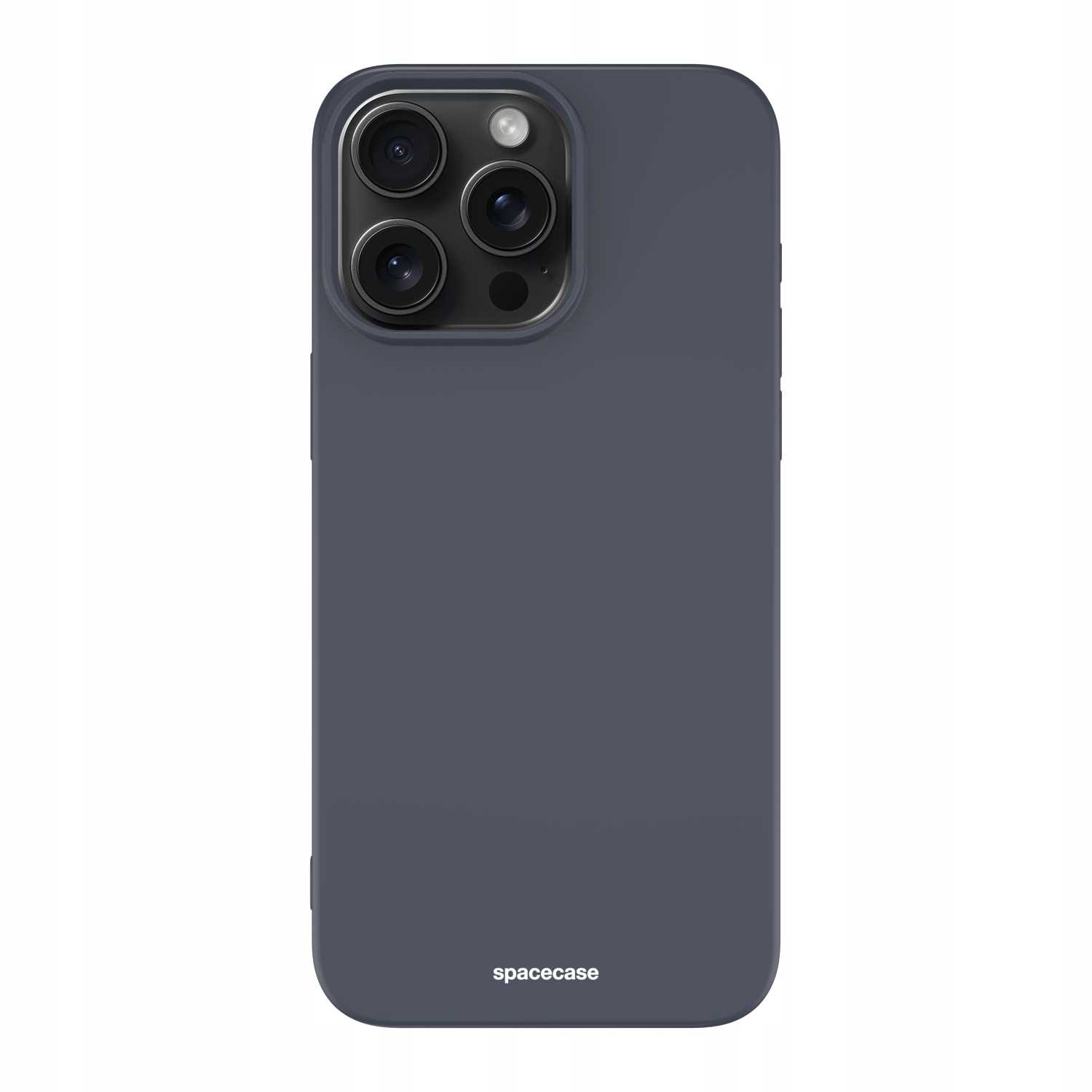 Spacecase Silicone Case iPhone 15 Pro Max black