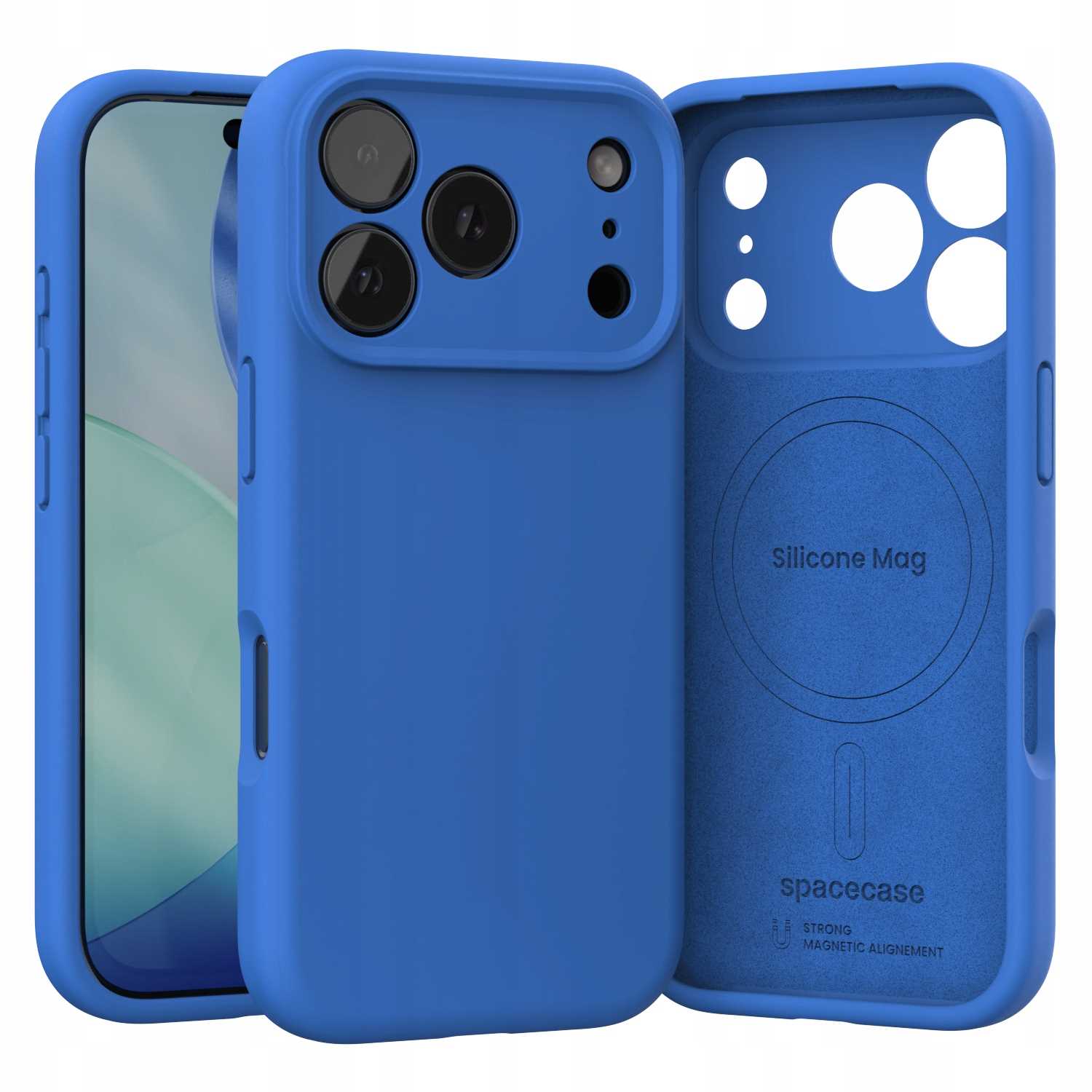 Spacecase Silicone Mag iPhone 17 Pro Max blue
