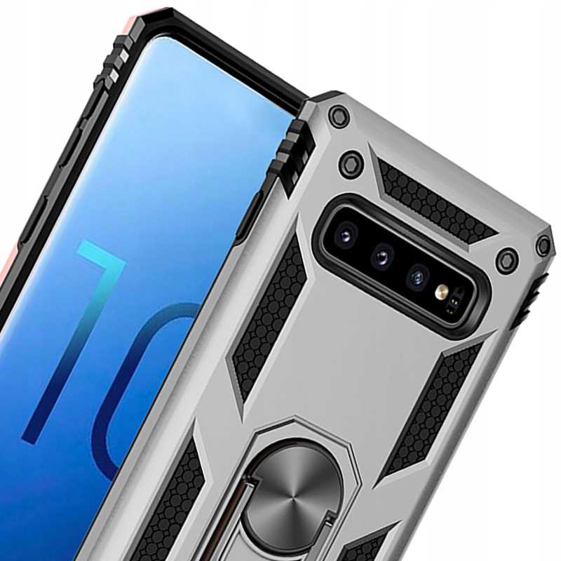 Spacecase Ring Nx Galaxy S10+ Srebrny