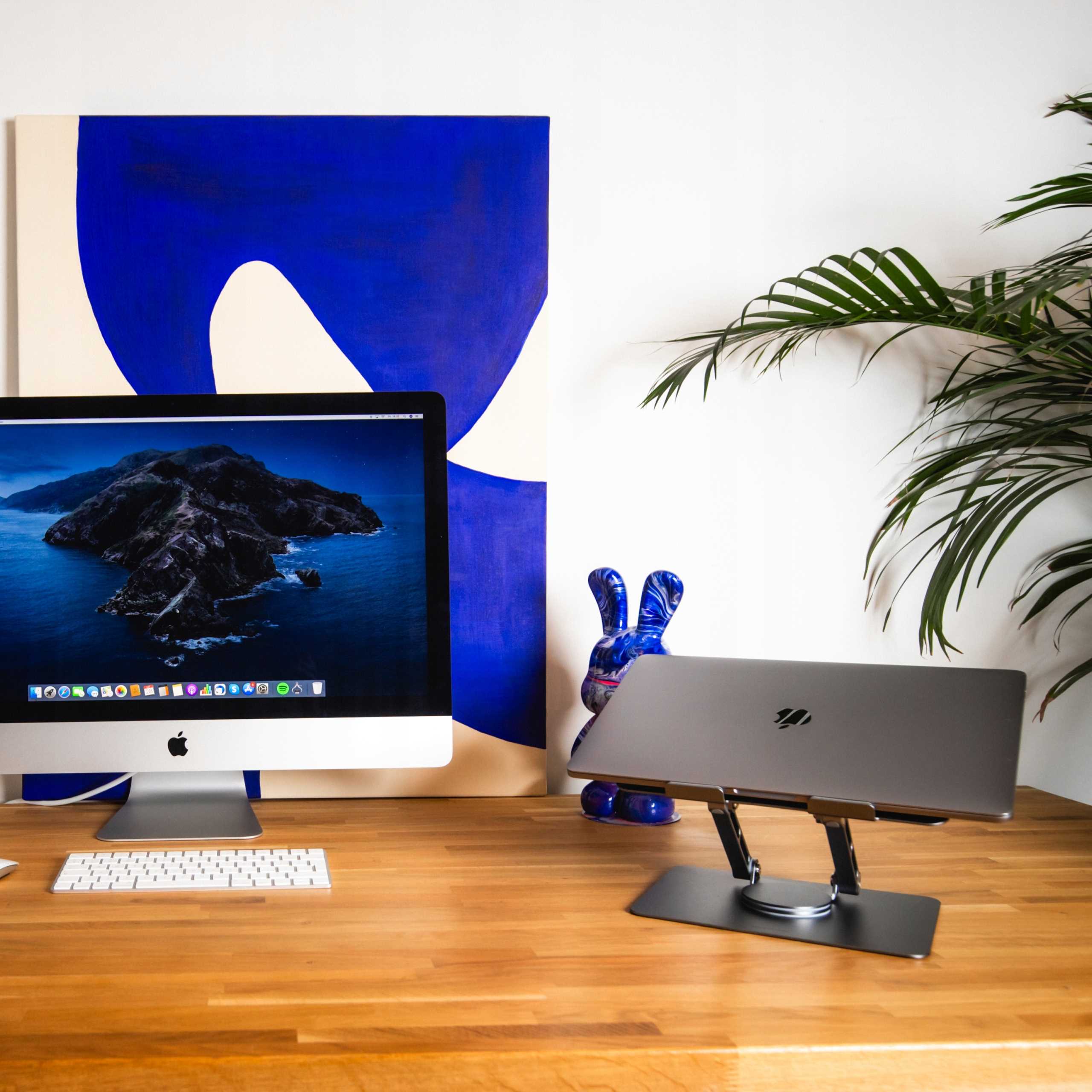 Spacecase Laptop aluminium stand 360 gray