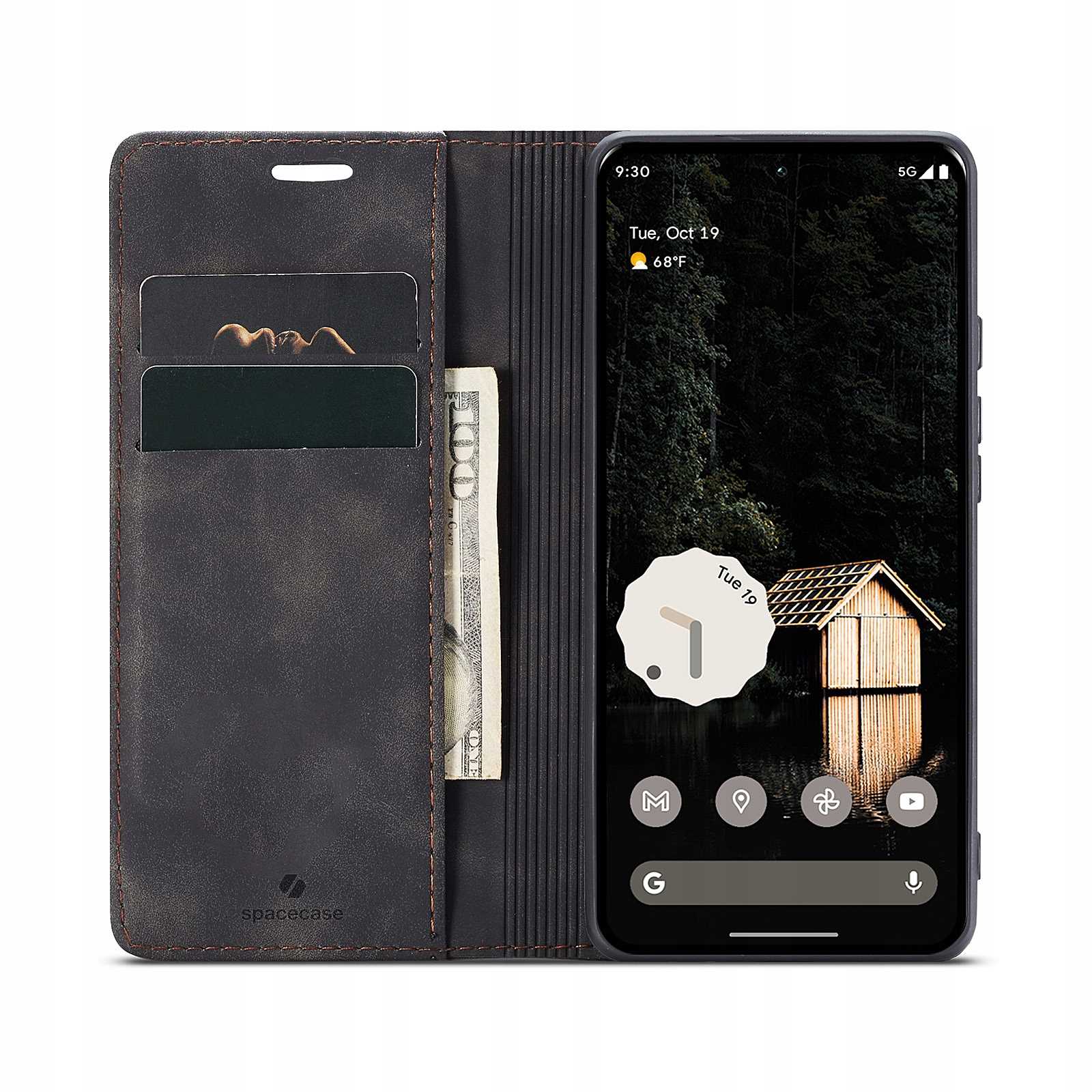 Spacecase Wallet Google Pixel 9 Pro Xl Black