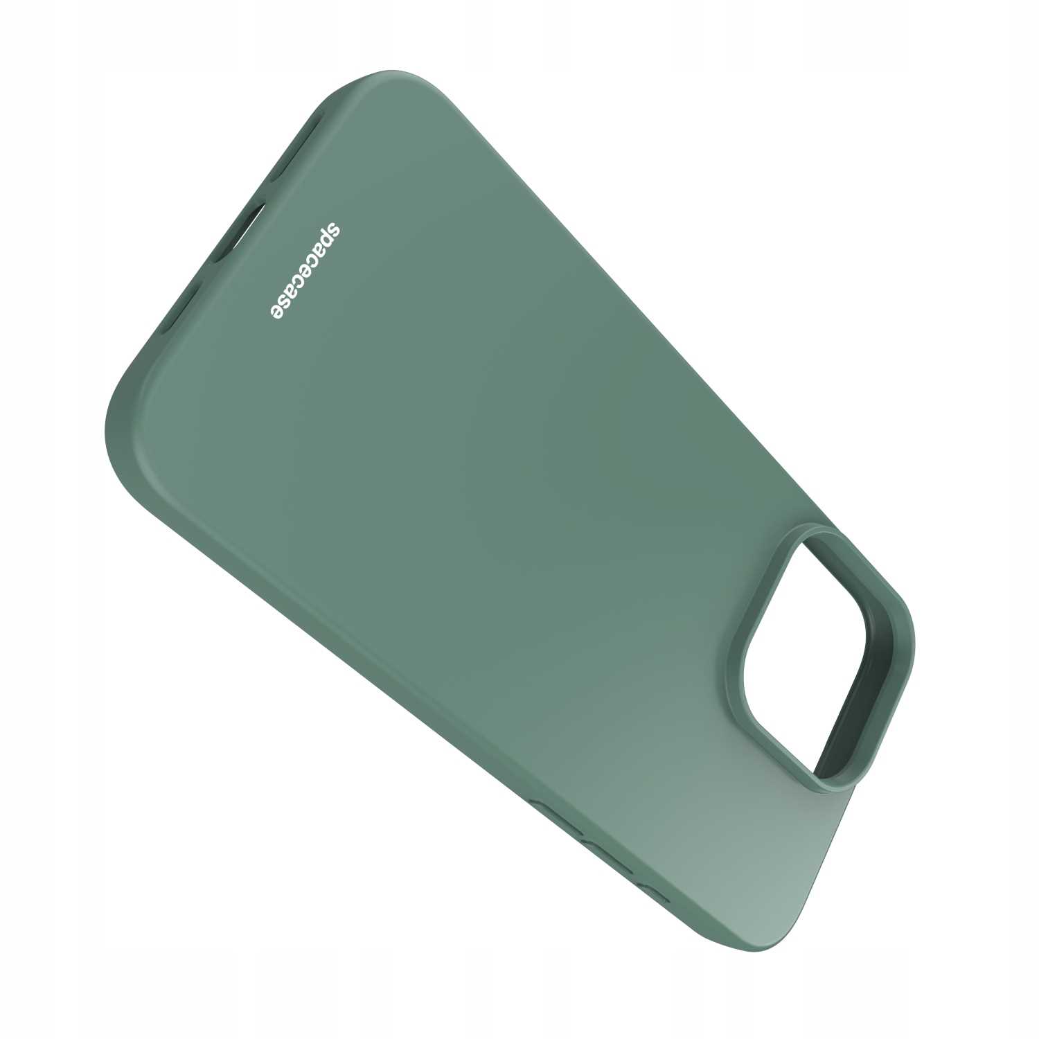 Spacecase Silicone Case iPhone 15 Pro Max dark green