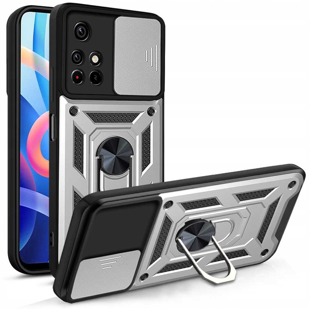 Spacecase Camring Poco M4 Pro 5G Silver