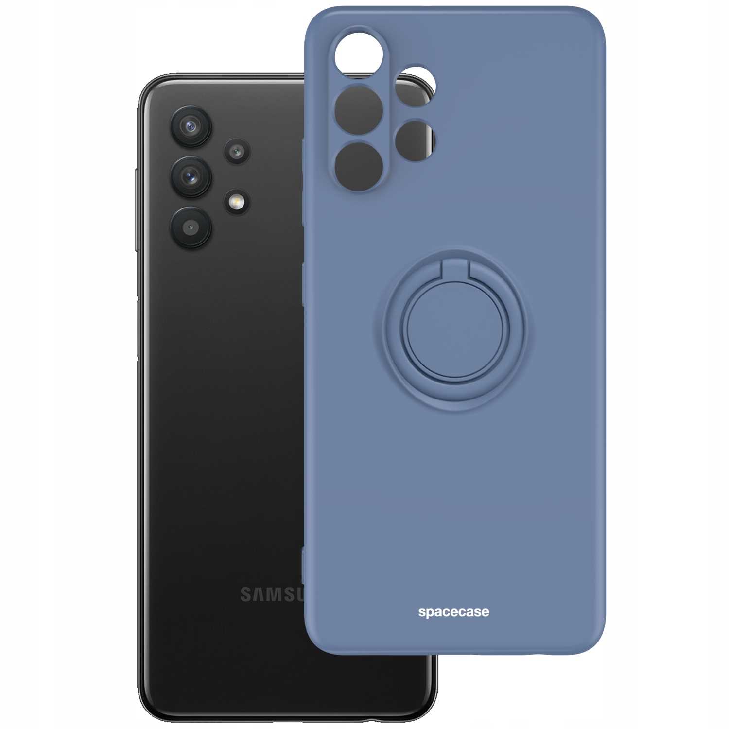 Spacecase Silicone Ring Galaxy A32 4G Blue