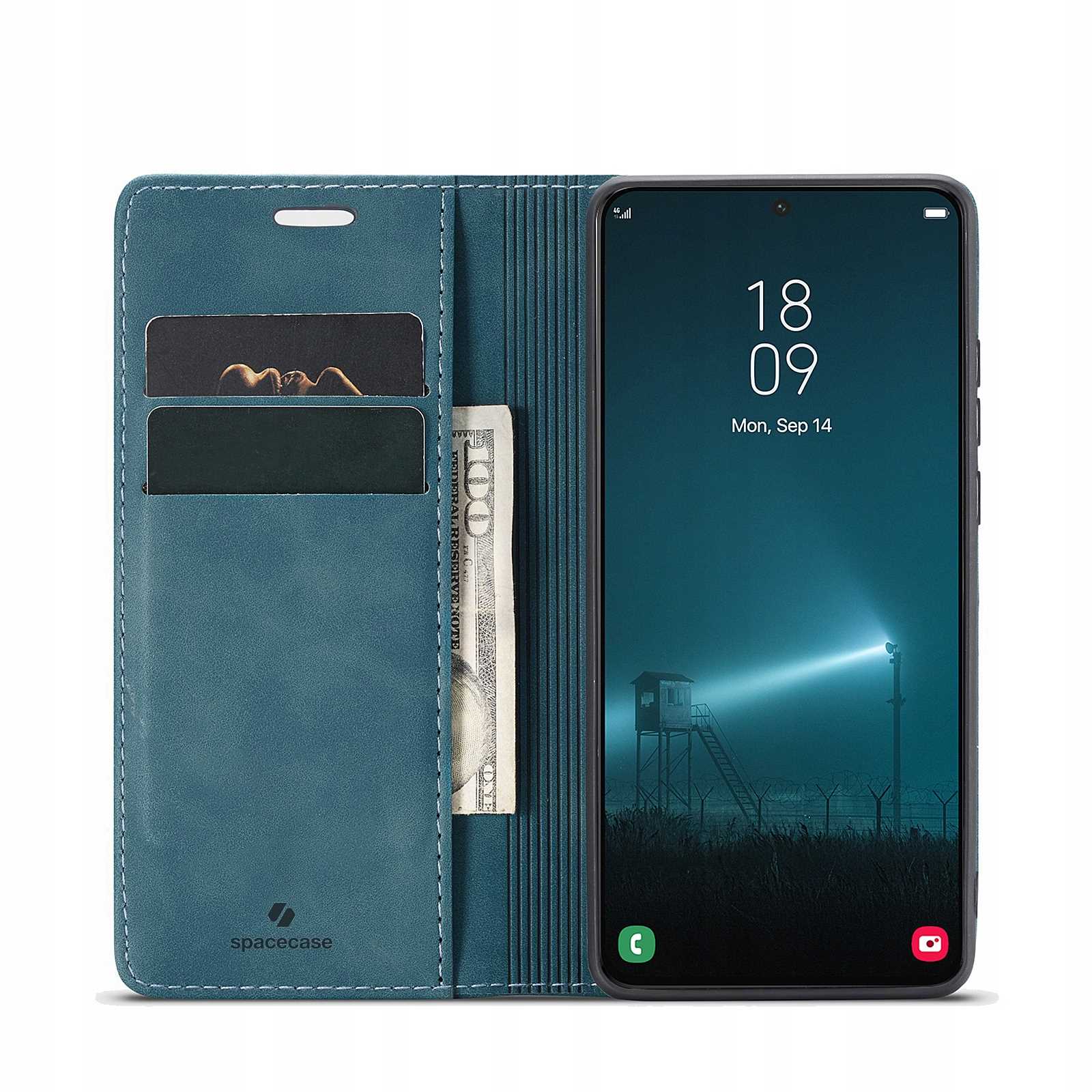 Spacecase Wallet Galaxy S22 blue