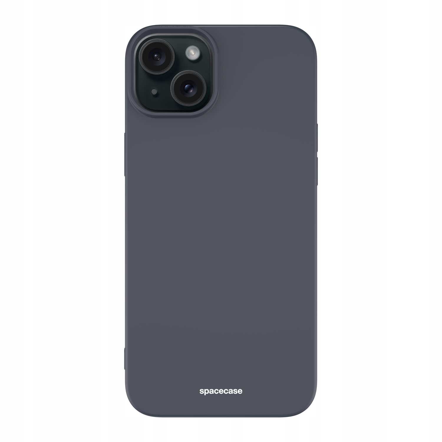 Spacecase Silicone Case iPhone 15 Plus black
