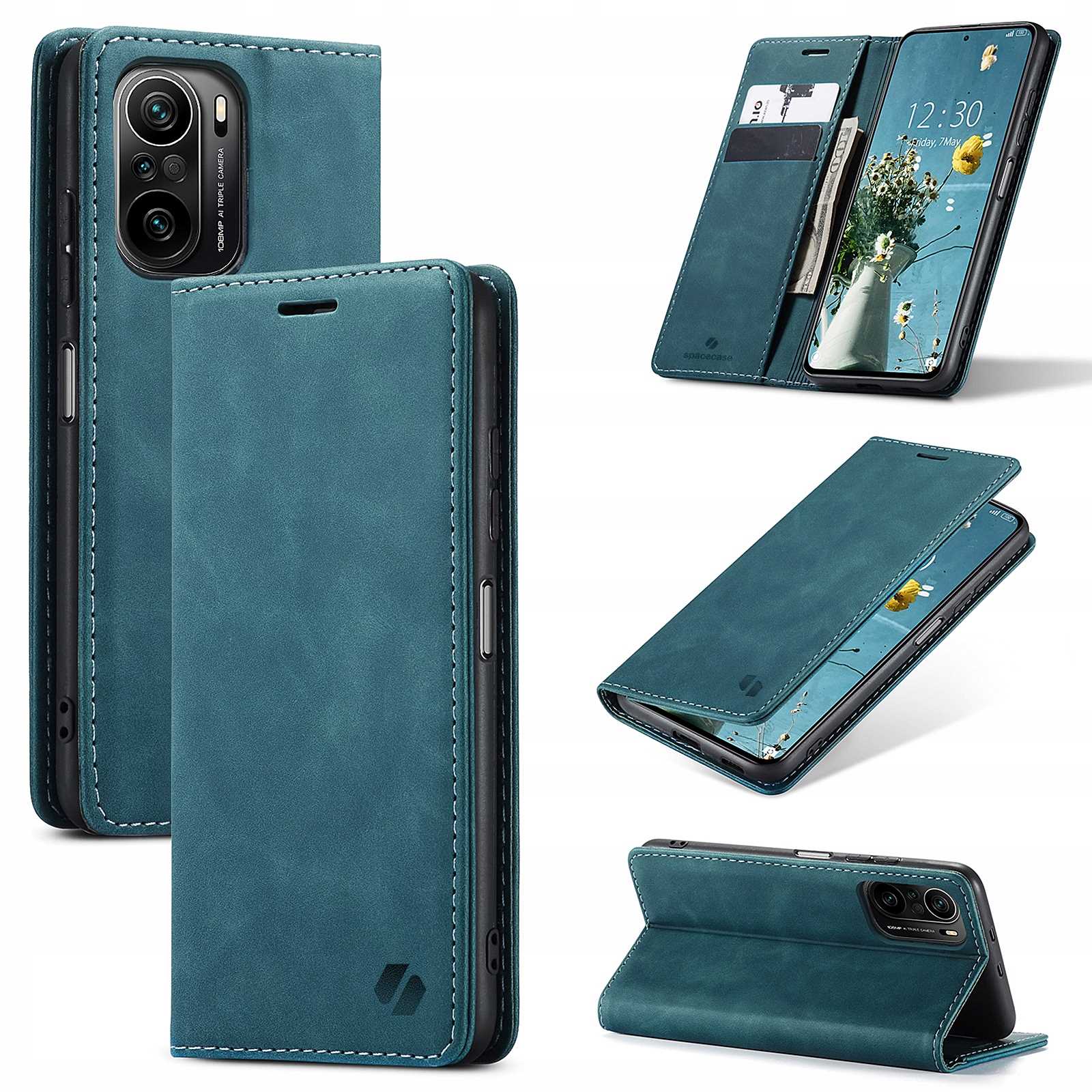 Spacecase Wallet Poco F3 / Mi 11I Blue