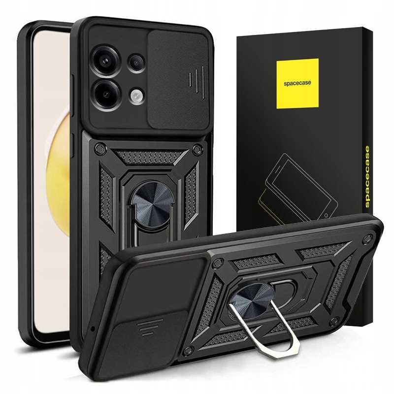Spacecase Camring Poco X6 / Rm Note 13 Pro 5G Black