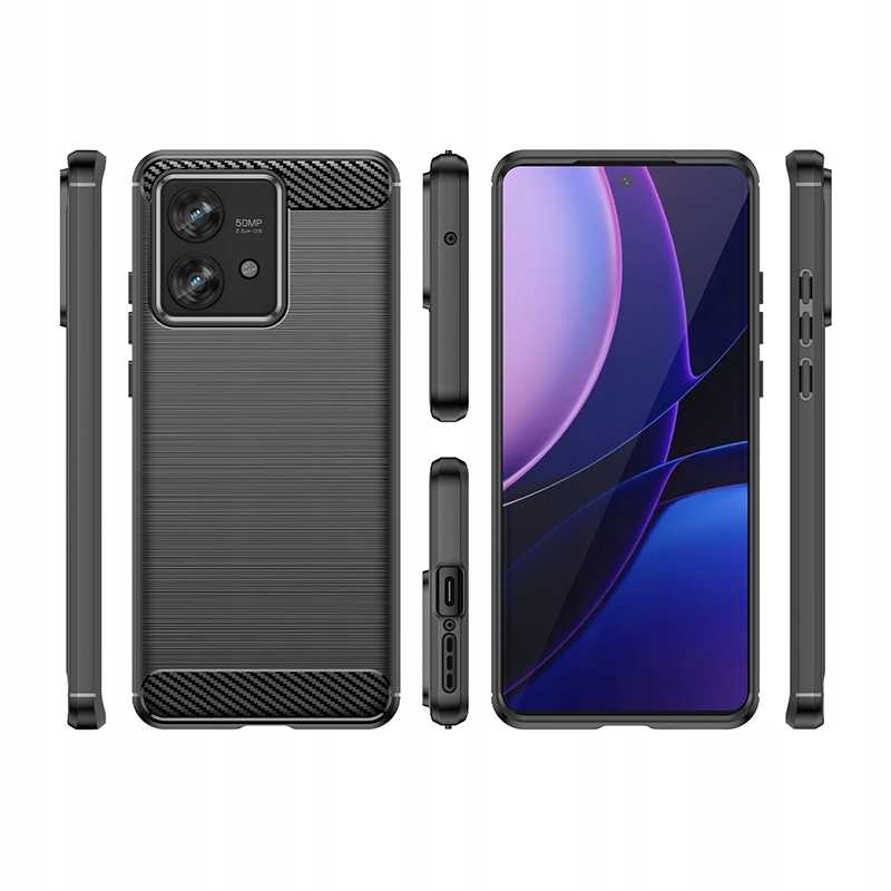 Spacecase Carbon Motorola Edge 40 Neo Black