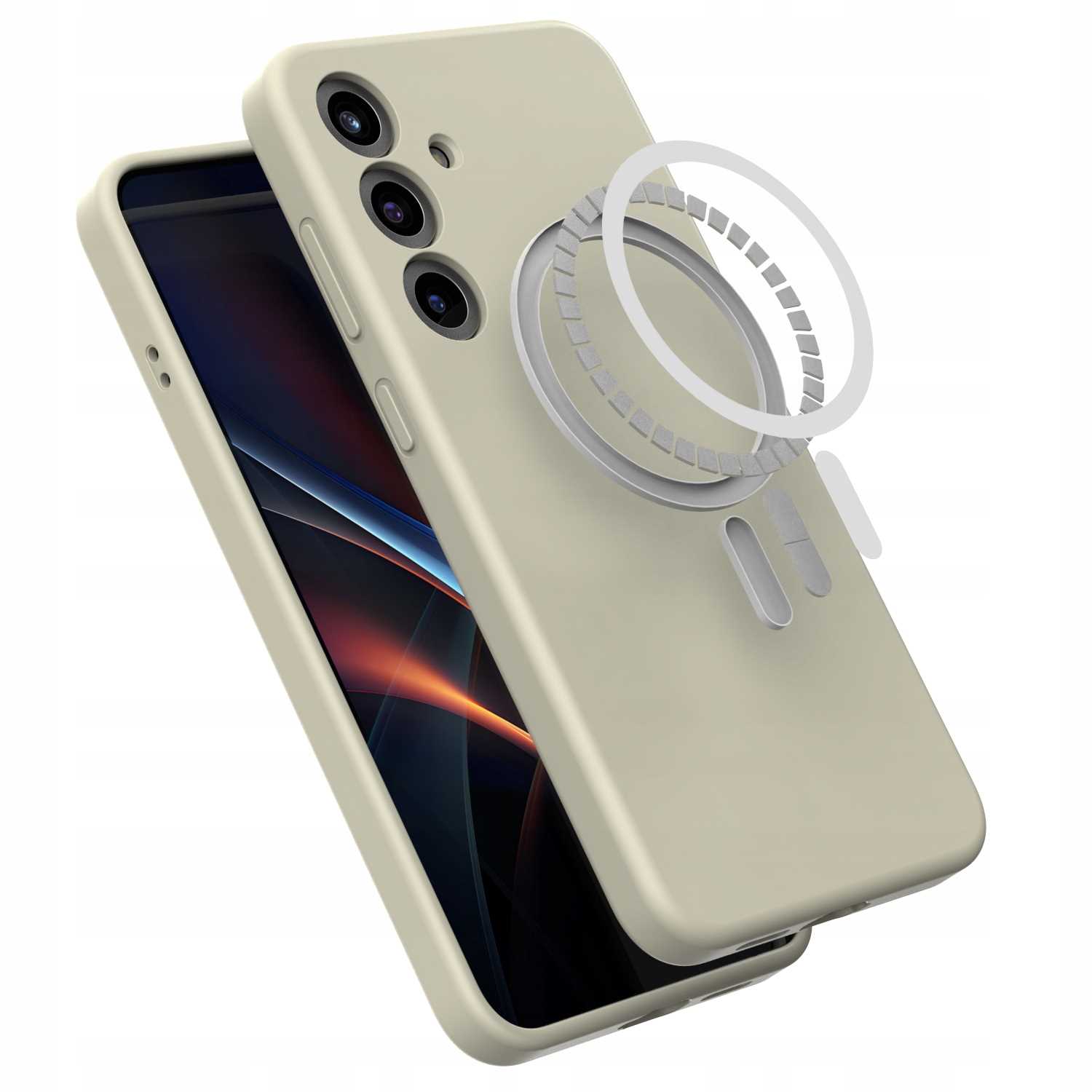 Spacecase Silicone Mag Galaxy S25+ beige