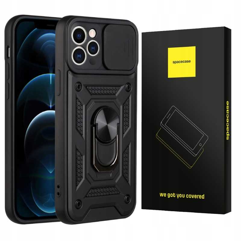 Spacecase Camring iPhone 12 Pro Max black