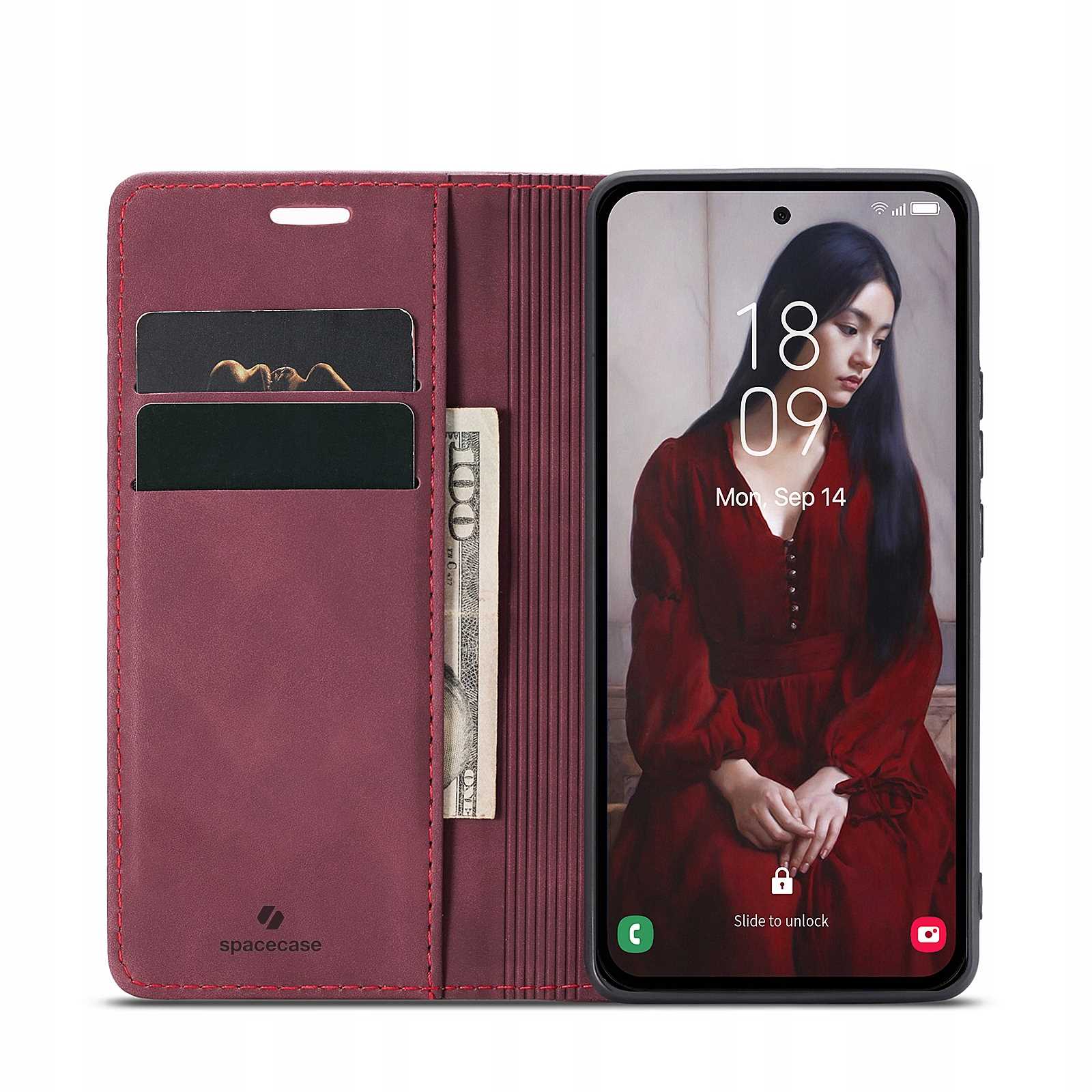 Spacecase Wallet Galaxy A32 5G Red