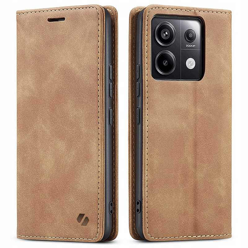 Spacecase Wallet Poco X6 / Rm Note 13 Pro 5G Light Brown