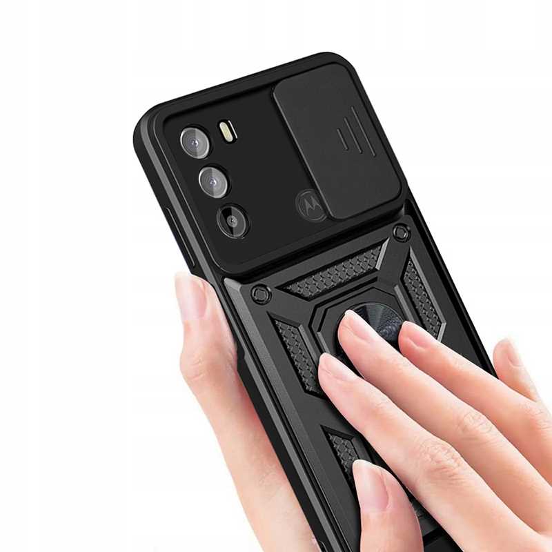 Spacecase Camring Moto G71 5G black