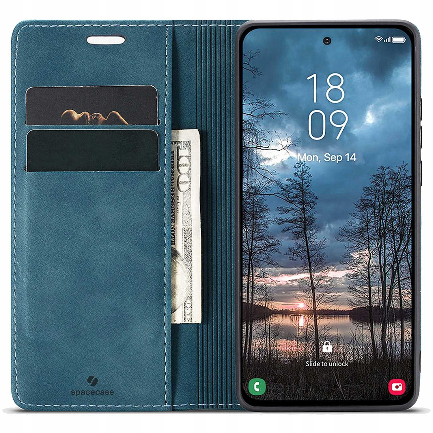 Spacecase Wallet Galaxy S25 Edge blue
