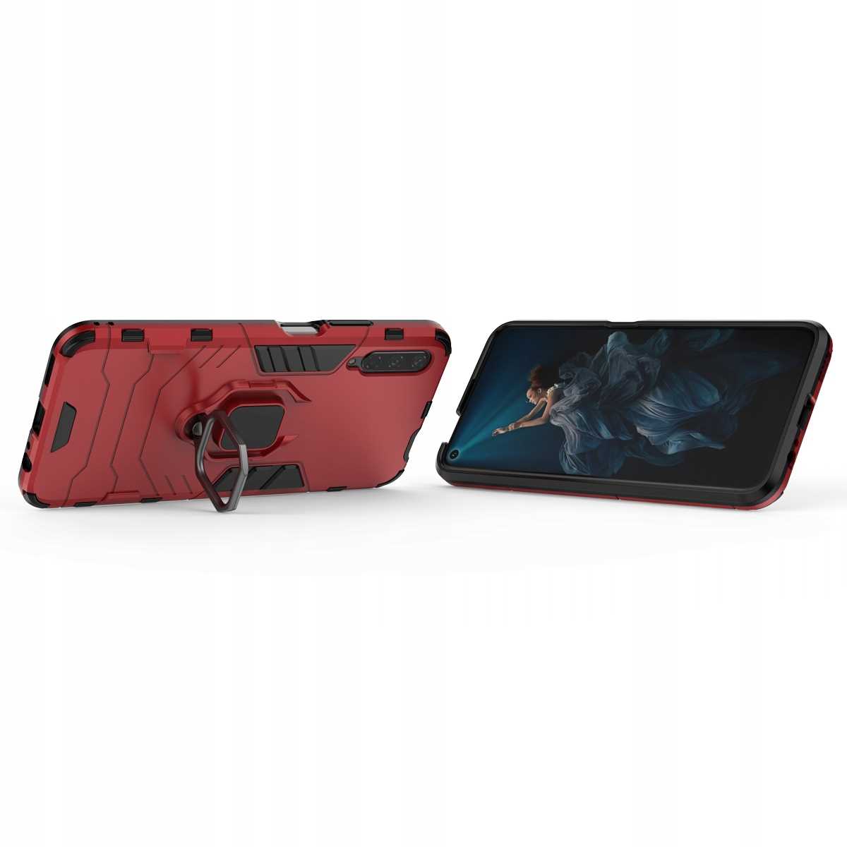 Spacecase X-Ring Honor 9X / P Smart Pro czerwony