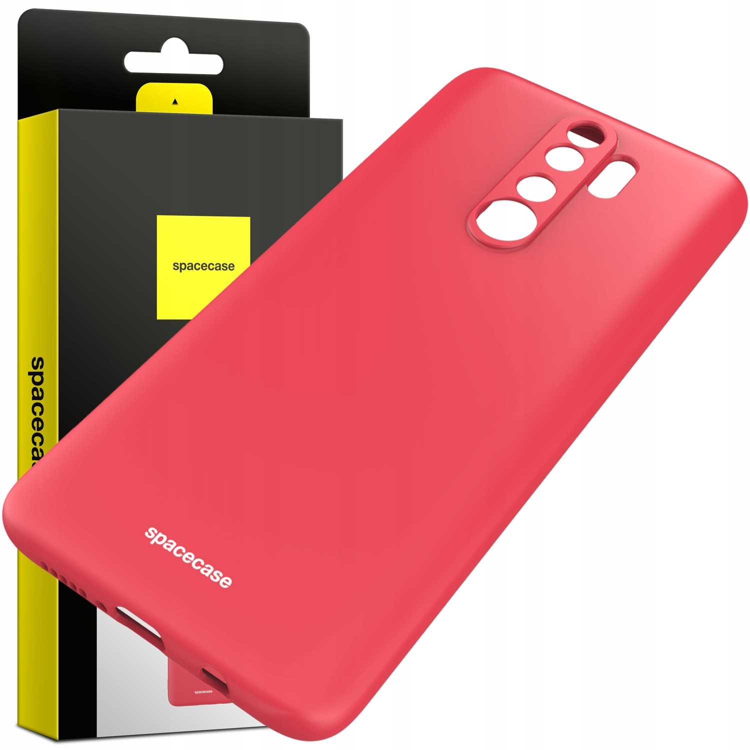 Spacecase Silicone Case Redmi Note 8 Pro red