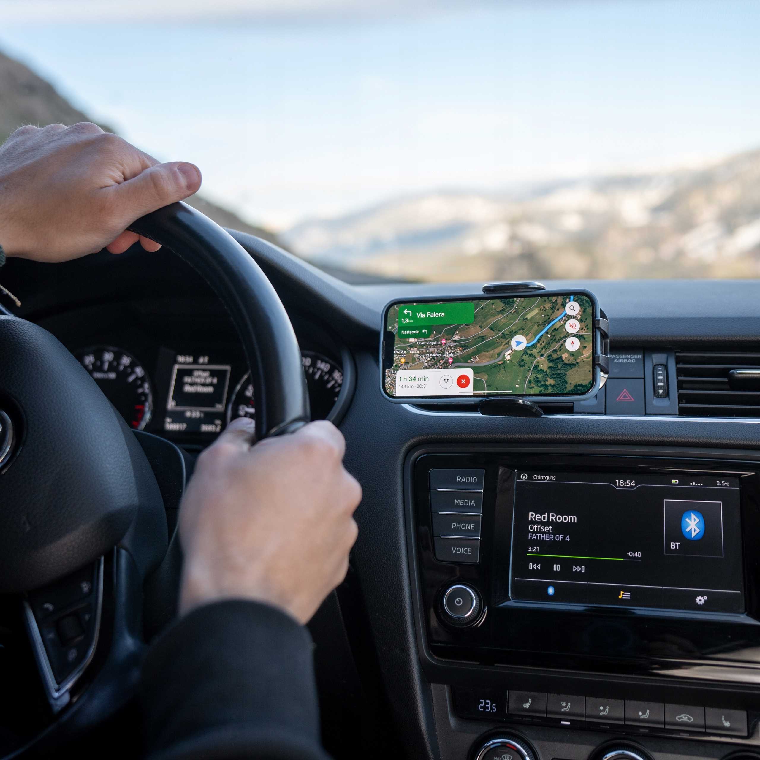 Spacecase Car Holder SC20 Universal Air Vent black