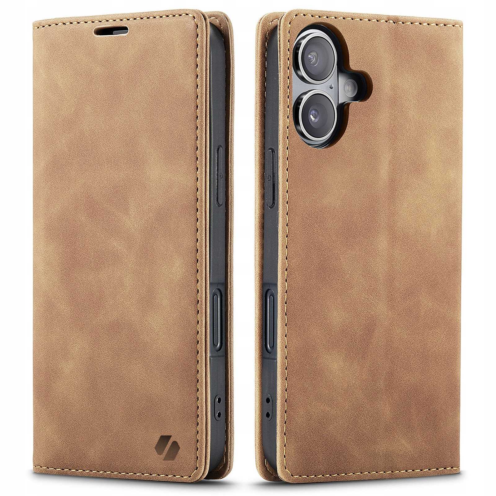 Spacecase Wallet iPhone 16 light brown