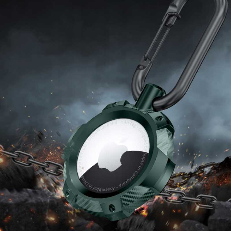 Spacecase Airtag Armor zielony