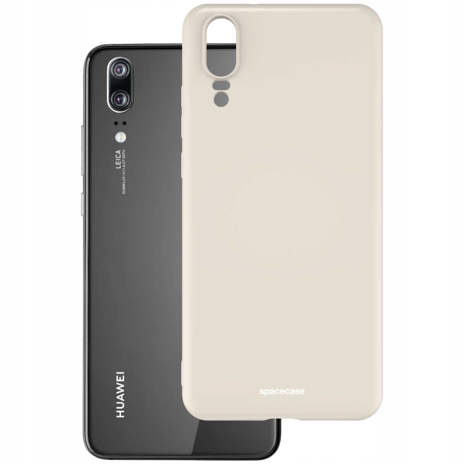 Spacecase Silicone Case Huawei P20 Bone