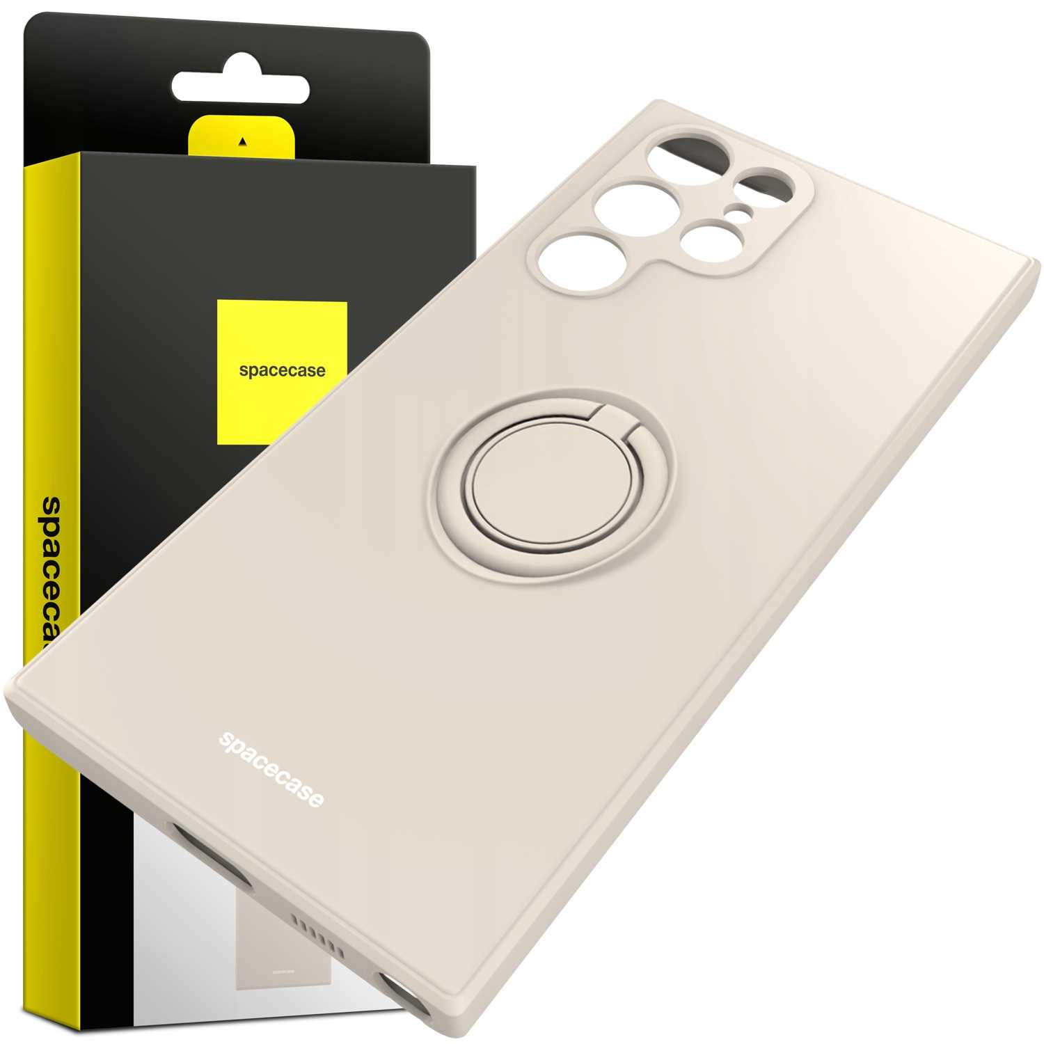 Spacecase Silicone Ring Galaxy S22 Ultra bone
