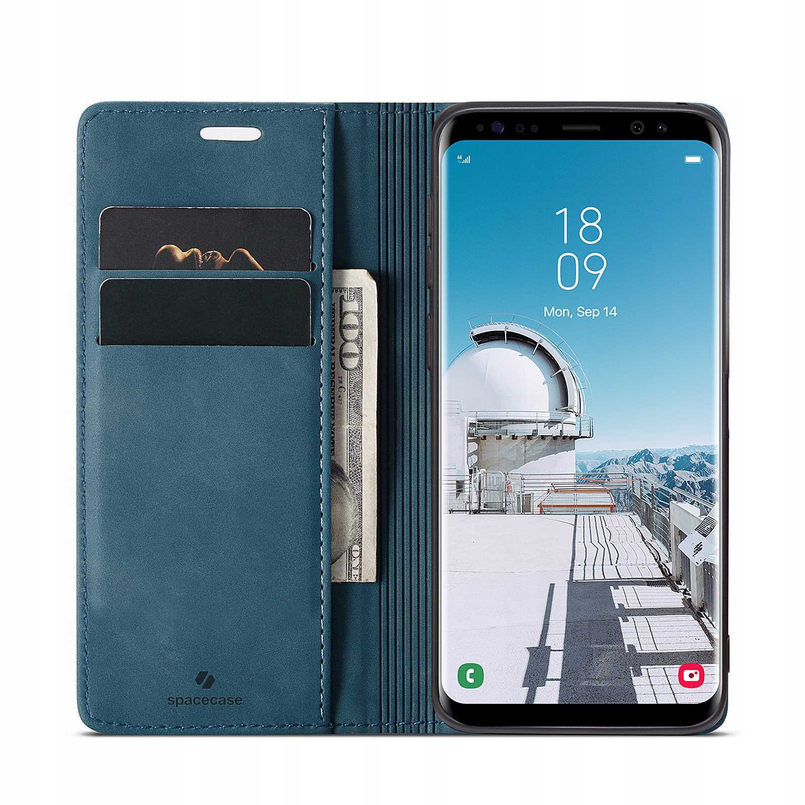 Spacecase Wallet Galaxy S8 blue