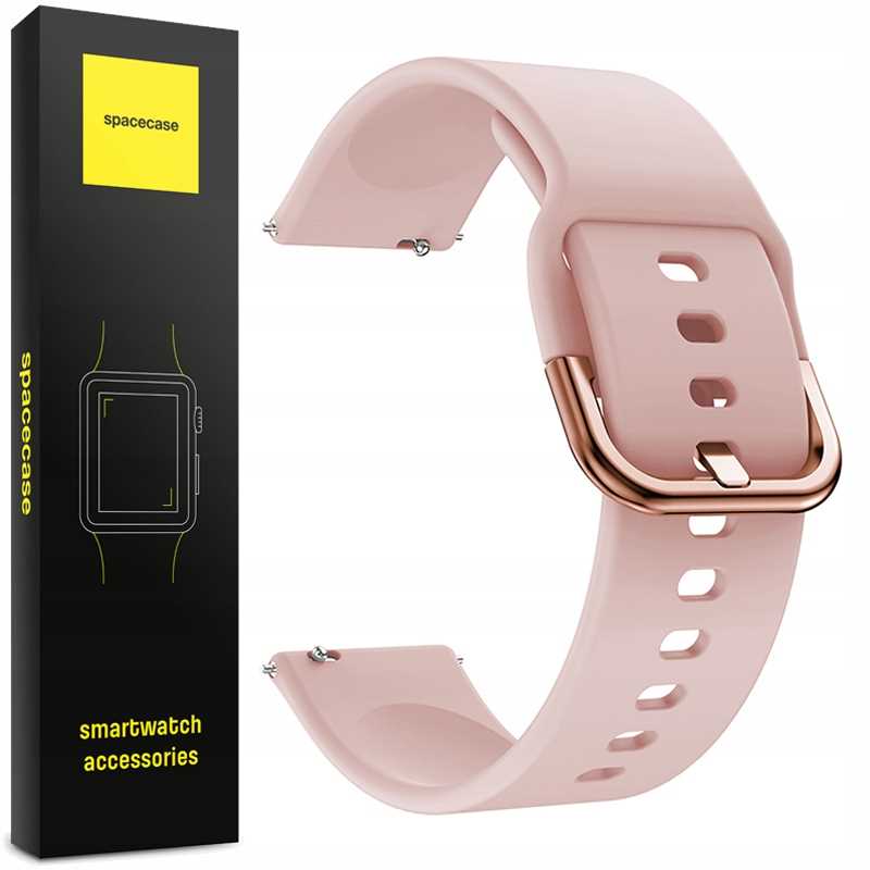 Spacecase Silicone Band 22mm pink