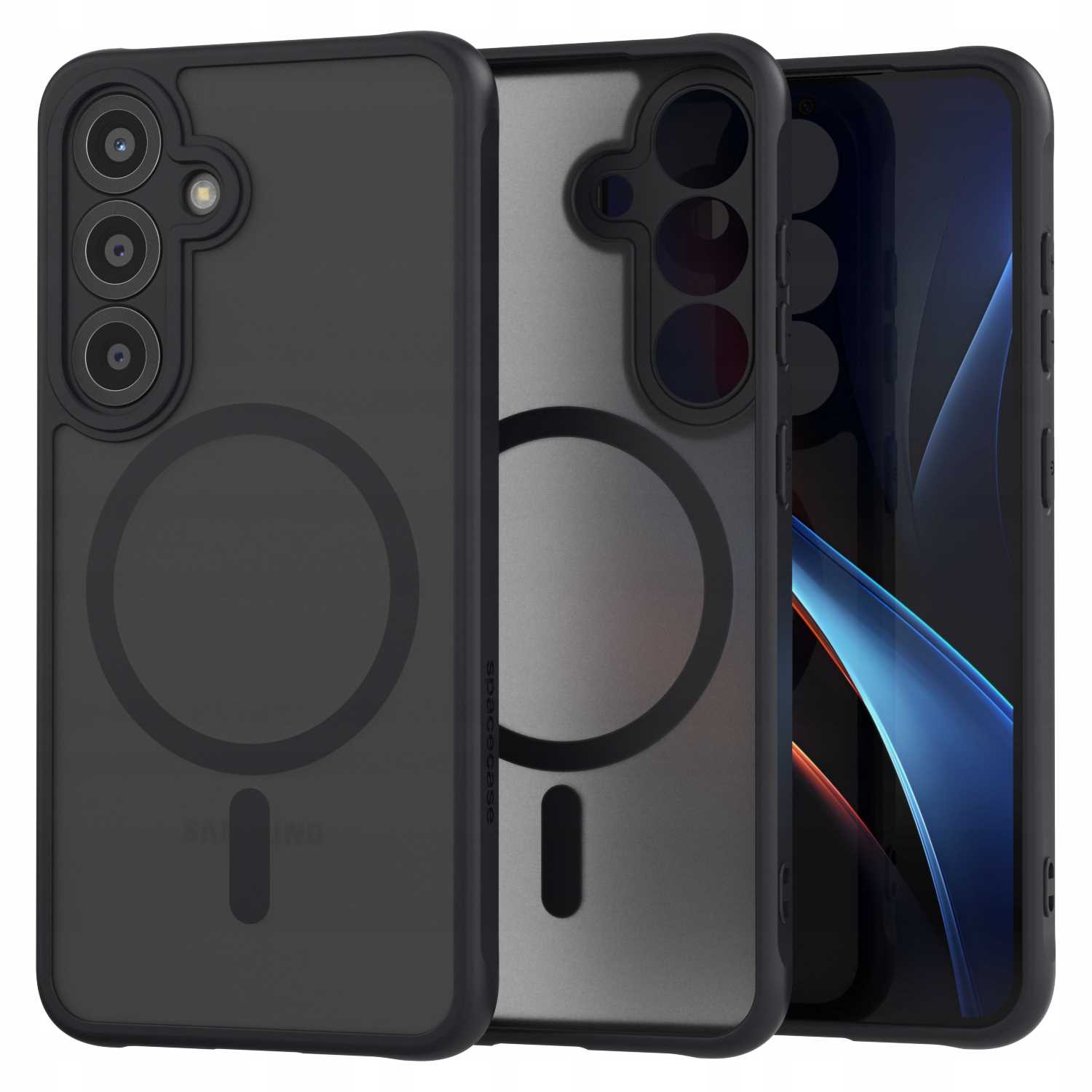 Spacecase Hybrid Mag Galaxy S25 black