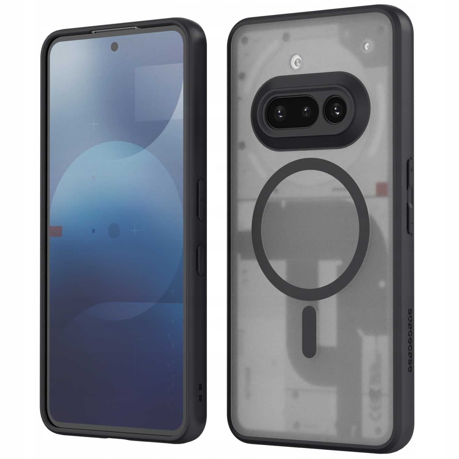 Spacecase Hybrid Mag Nothing Phone 3a black