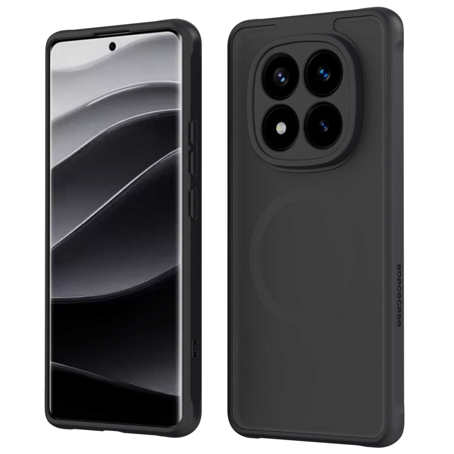 Spacecase Hybrid Mag Redmi Note 14 Pro+ 5G Black