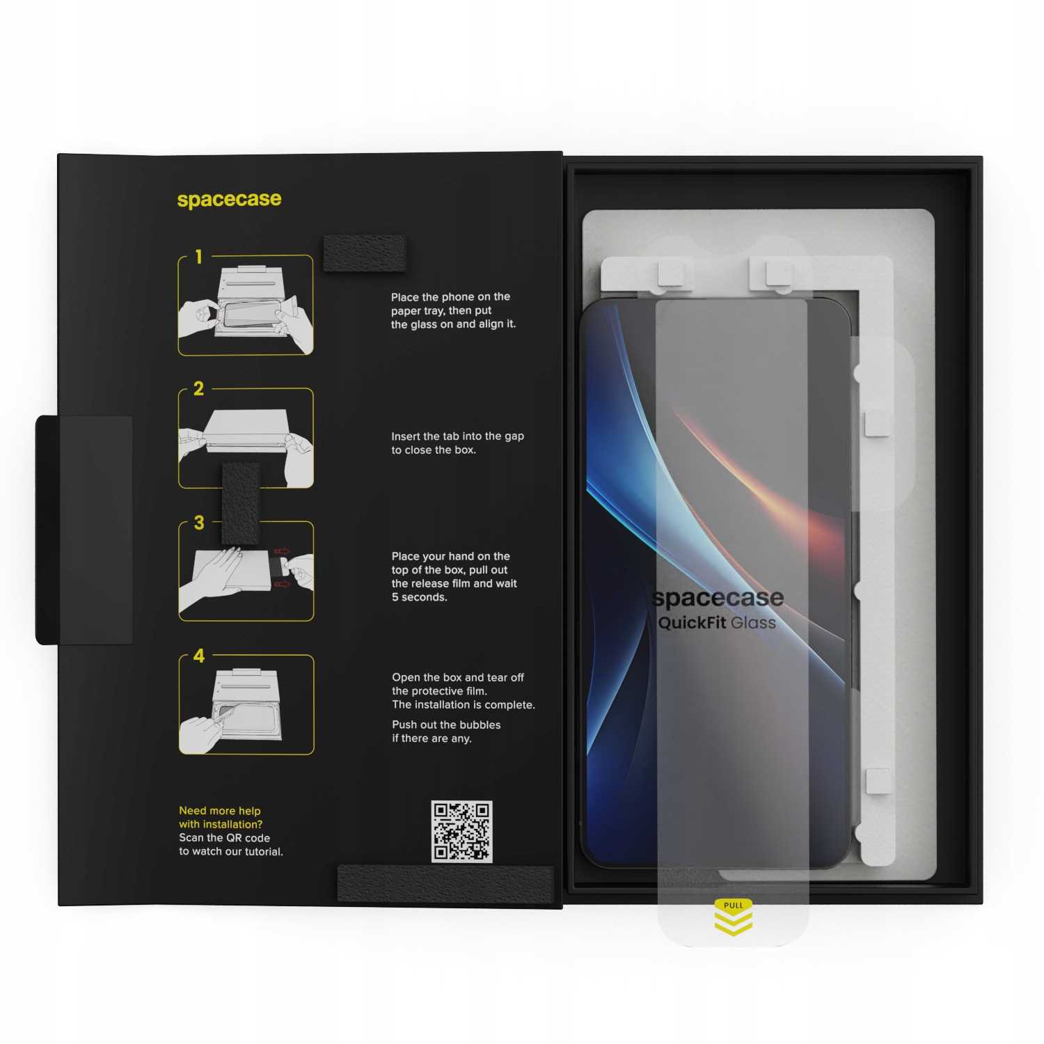 Spacecase QuickFit Glass Galaxy S24+/S25+