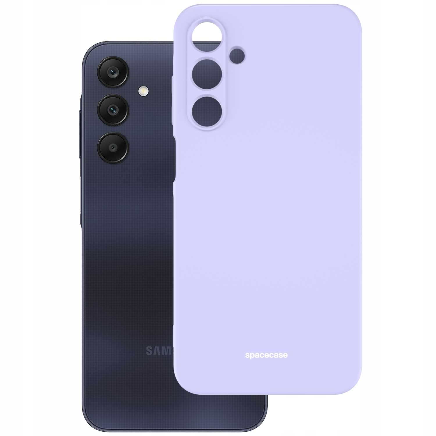 Spacecase Silicone Case Galaxy A25 5G light purple