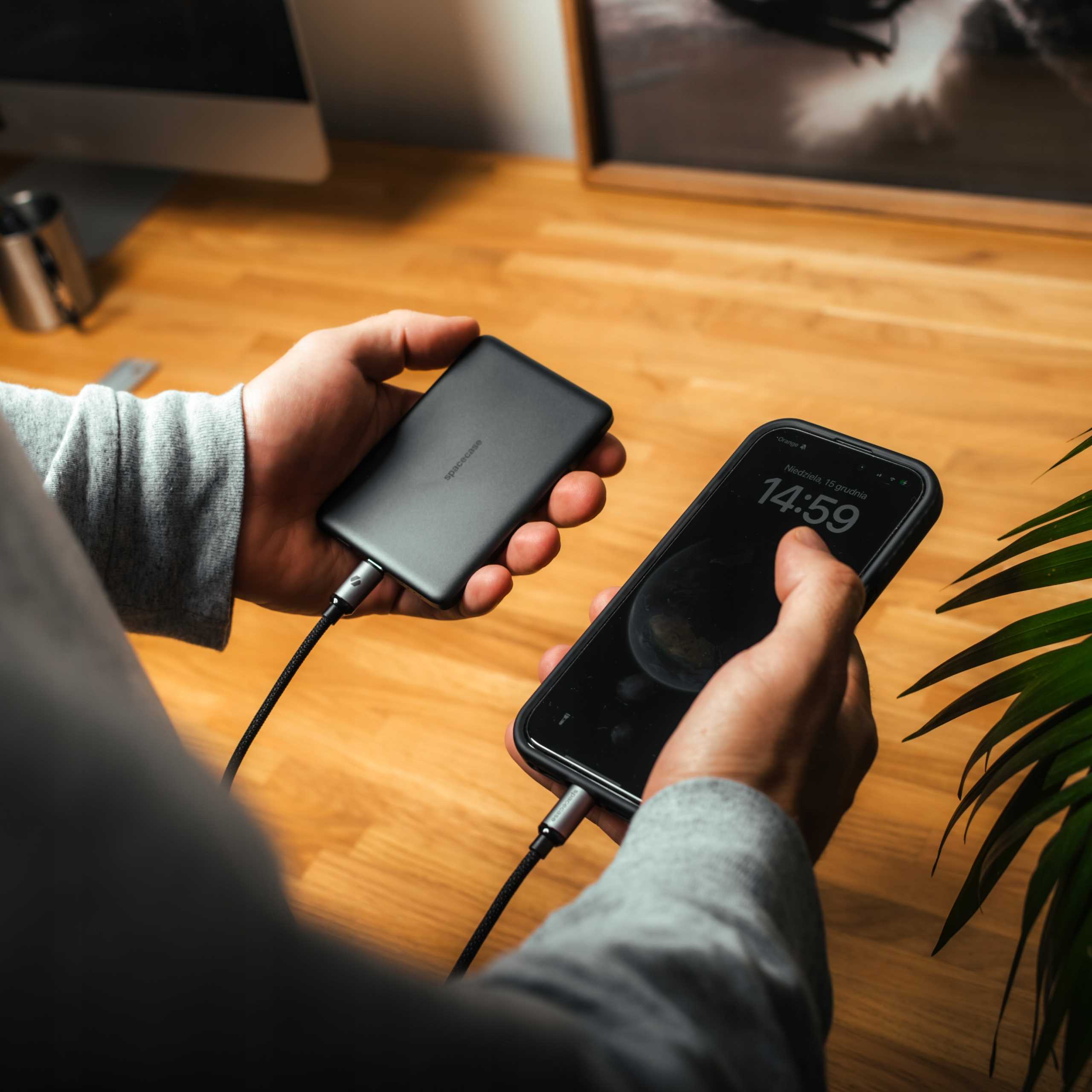 Spacecase Powerbank 5000mAh MagCharge PB01 gray