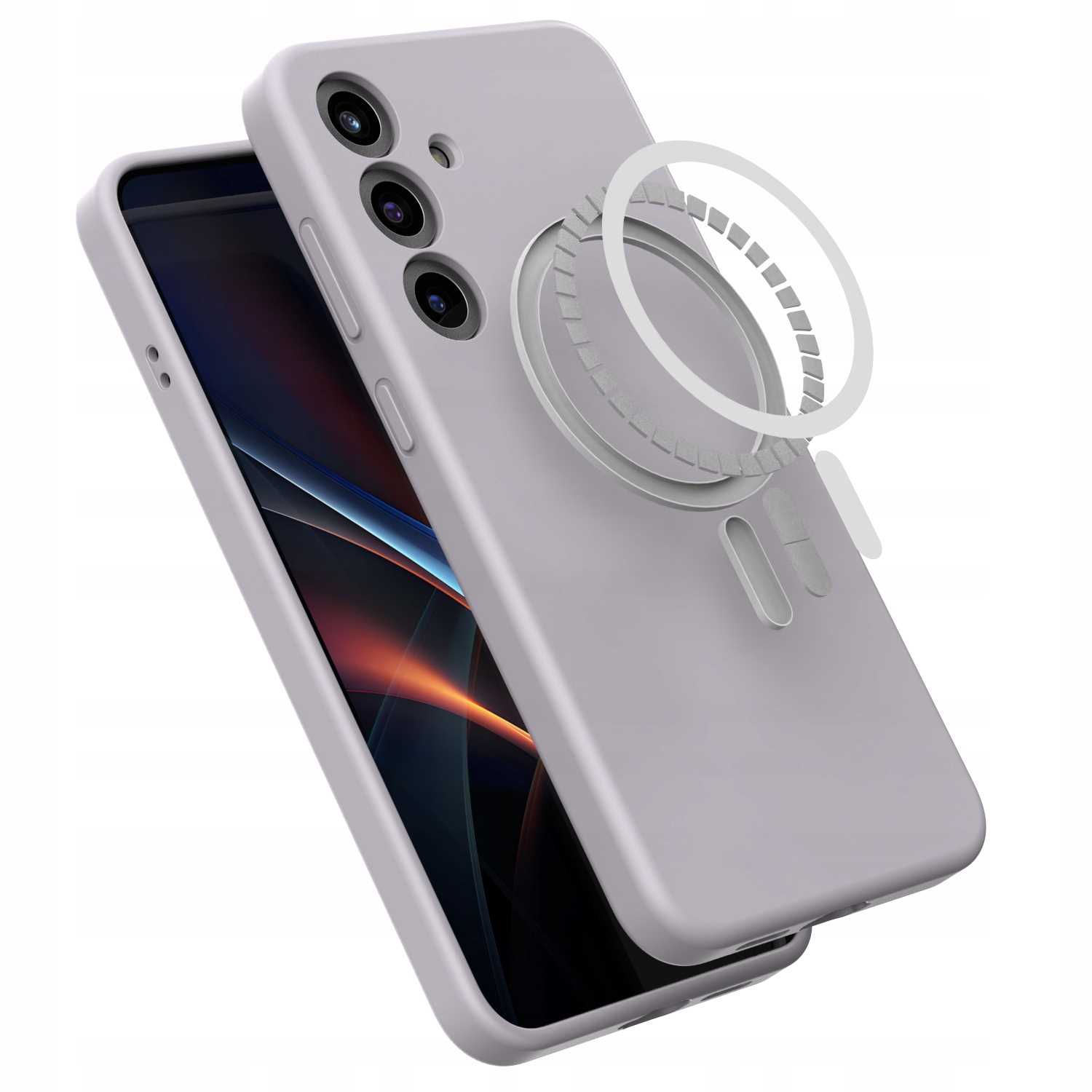 Spacecase Silicone Mag Galaxy S25+ Light Purple