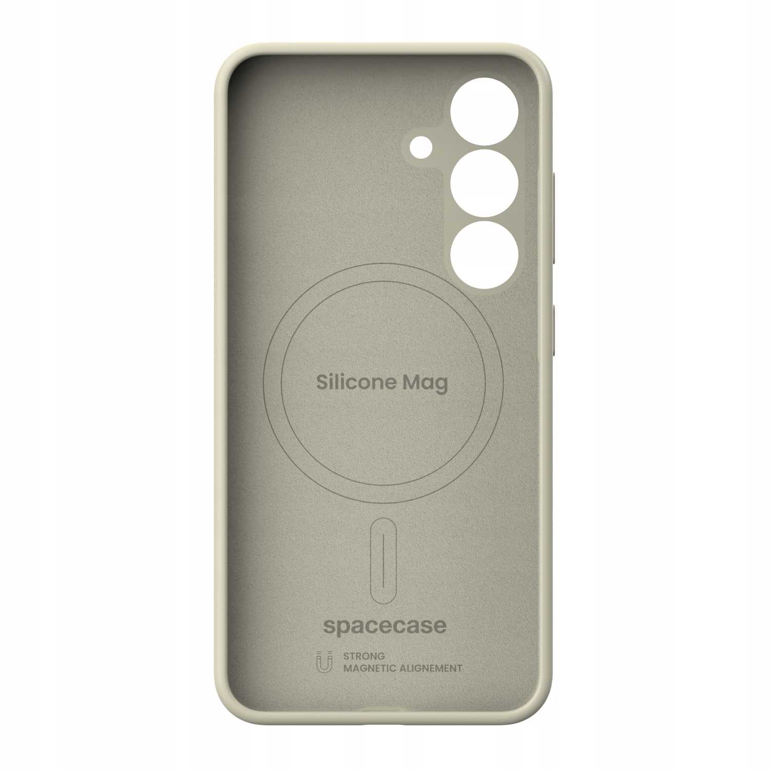 Spacecase Silicone Mag Galaxy S25 Beige