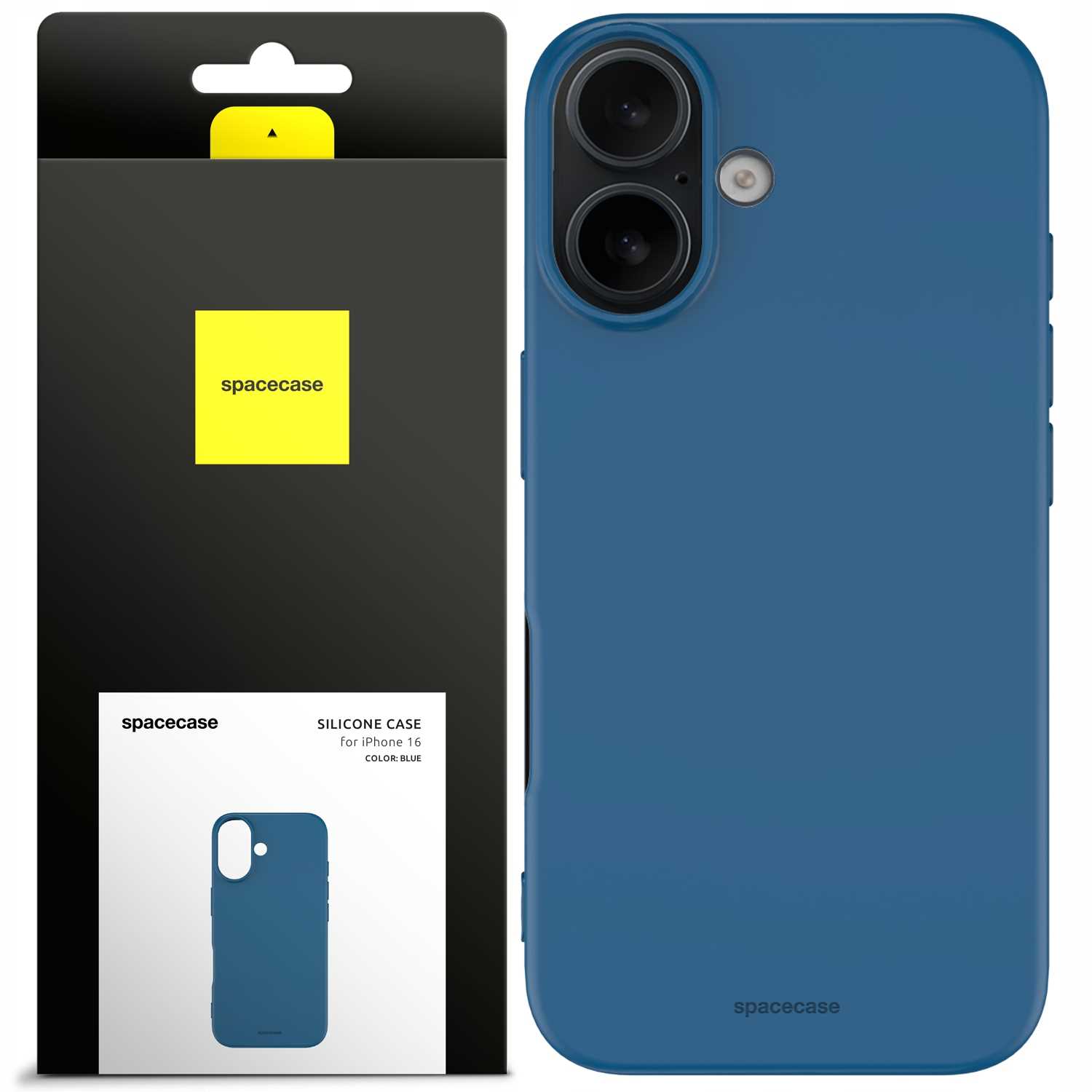 Spacecase Silicone Case Iphone 16 Blue